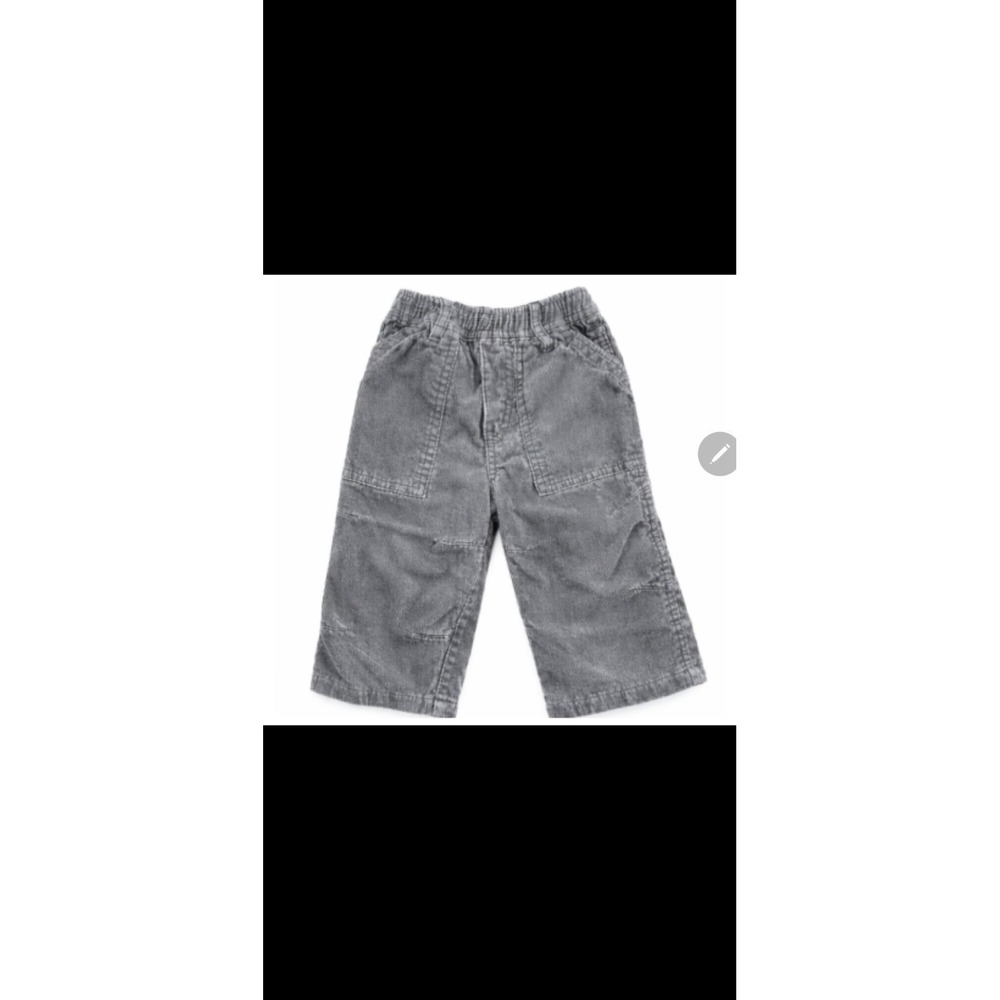 The Children's Place Toddler Boys Gray Corduroy Pants Size 18M Elastic Waist